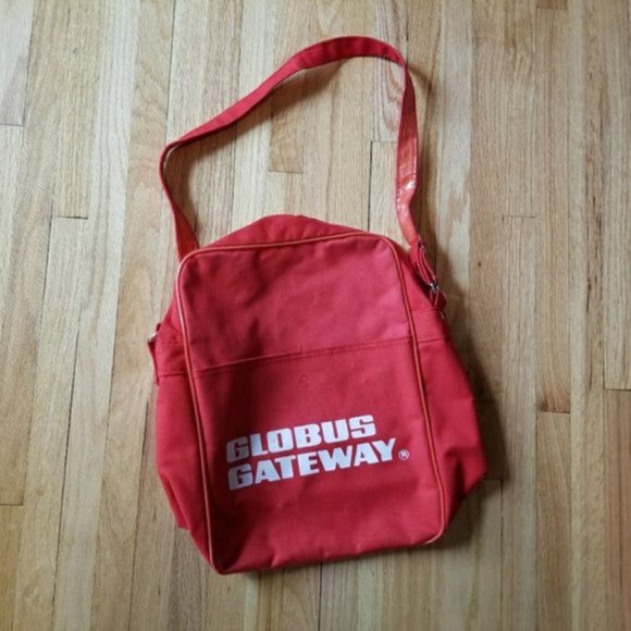 Vintage Globus Gateways Red messenger bag - Picture 4 of 7